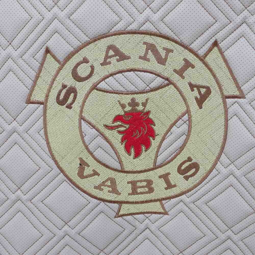 Килимок 3D Екошкіра SCANIA R з 2017; АКПП, бежевий,