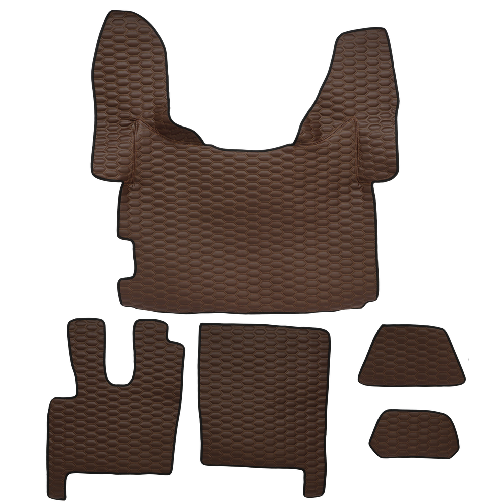 Коврик Экокожа DAF XF106 c 2013; АКПП коричневый, АСП Коврик Экокожа DAF XF106 c 2013; АКПП коричневый, АСП