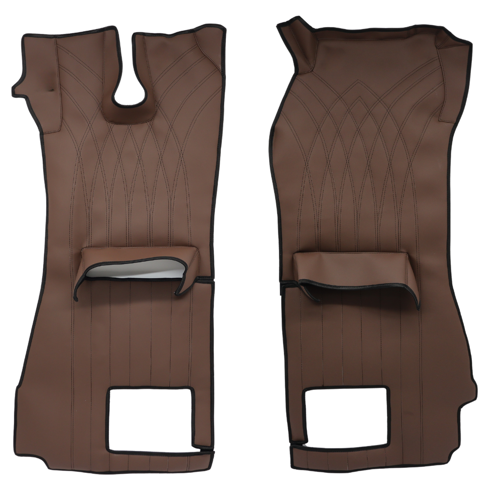 Коврик 3D Экокожа SCANIA R 2014-2016; рестайлинг 2017;АКПП, с вышивкой "NUDE BUS CLUB"