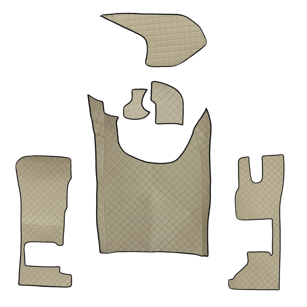 Килимок Екошкіра DAF XG з 2022; бежевий Килимок Екошкіра DAF XG з 2022; бежевий