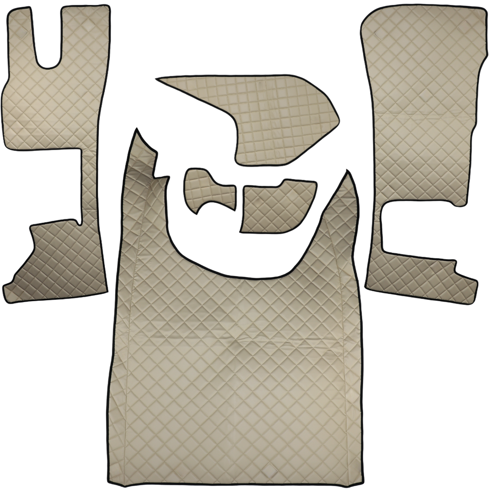 Килимок Екошкіра DAF XG з 2022; бежевий Килимок Екошкіра DAF XG з 2022; бежевий