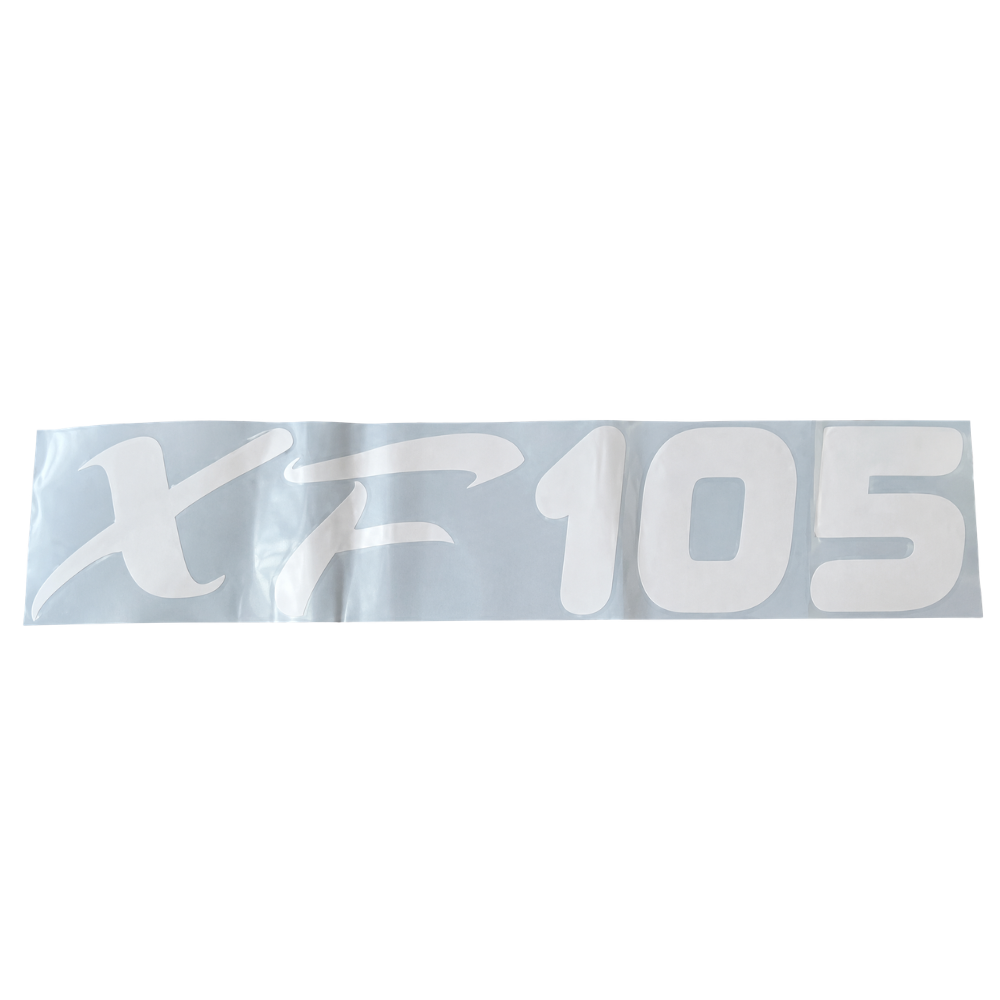 Наліпка декоративна DAF 105  біла 550*120мм