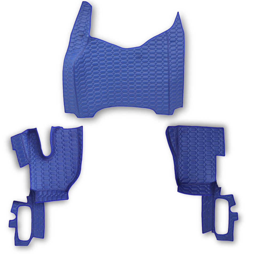 Коврик 3D Экокожа RENAULT T с 2014; АКПП, синий Коврик 3D Экокожа RENAULT T с 2014; АКПП, синий