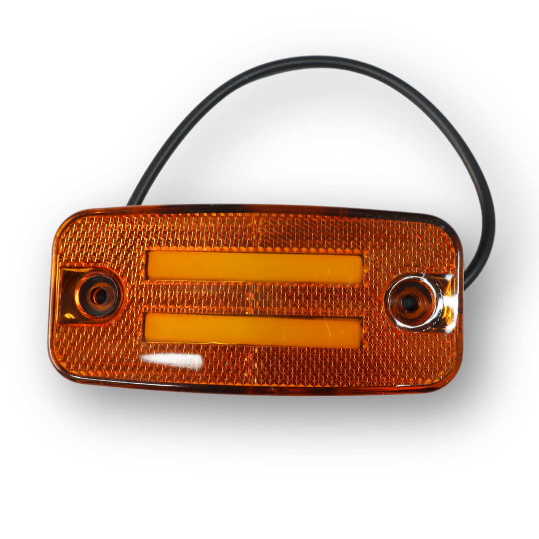 Ліхтар габаритний NEON жовтий 2 смуги \ISS\