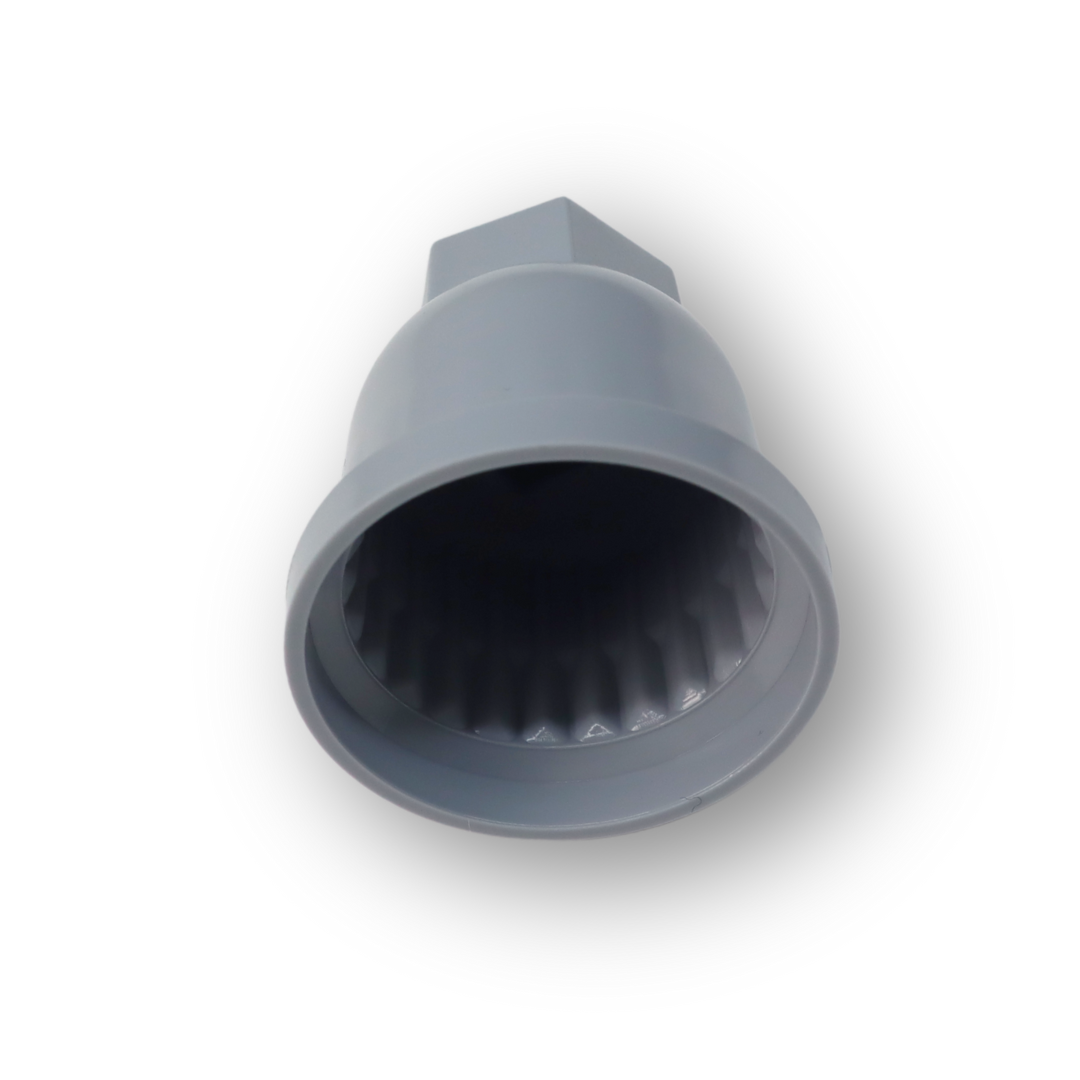 Колпачек на гайку 33  высокий серый