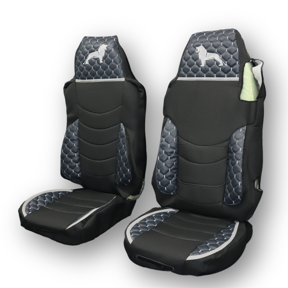 Чехол на сиденья KILIFI MAN TGX,TGA,TGL,TGM,TGS; (2005-2020) 1 ремень водитель серый