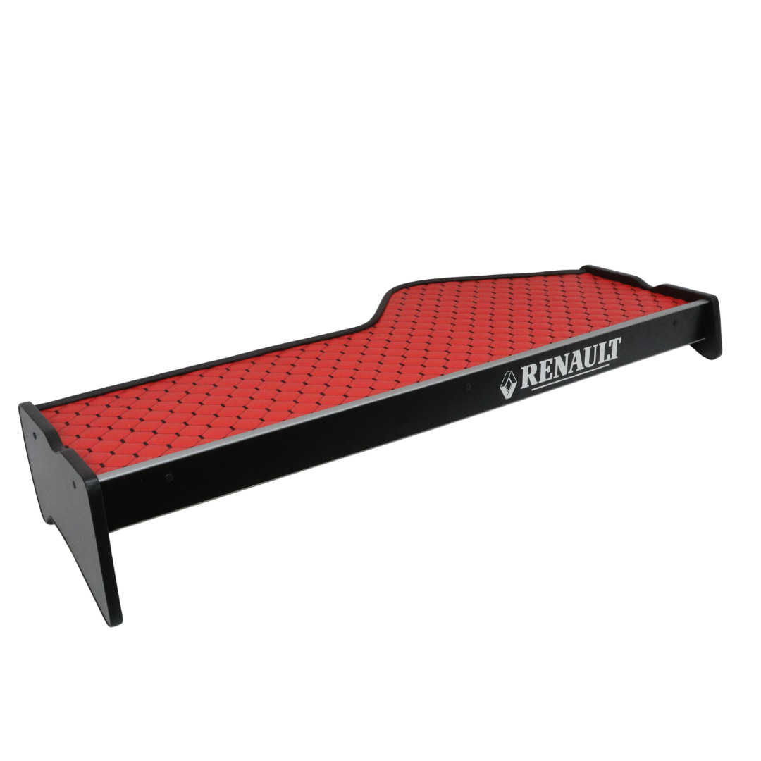 Полка кабины RENAULT Magnum (2001-2013)\красная\ST- Экокожа стёжка\