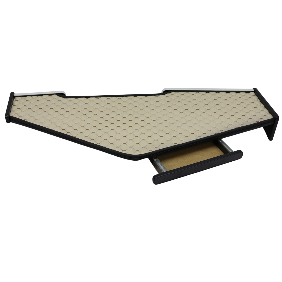 Полка кабины длинная RENAULT T c 13г. бежевая\ ST - Экокожа стёжка \ Полка кабины длинная RENAULT T c 13г. бежевая\ ST - Экокожа стёжка \