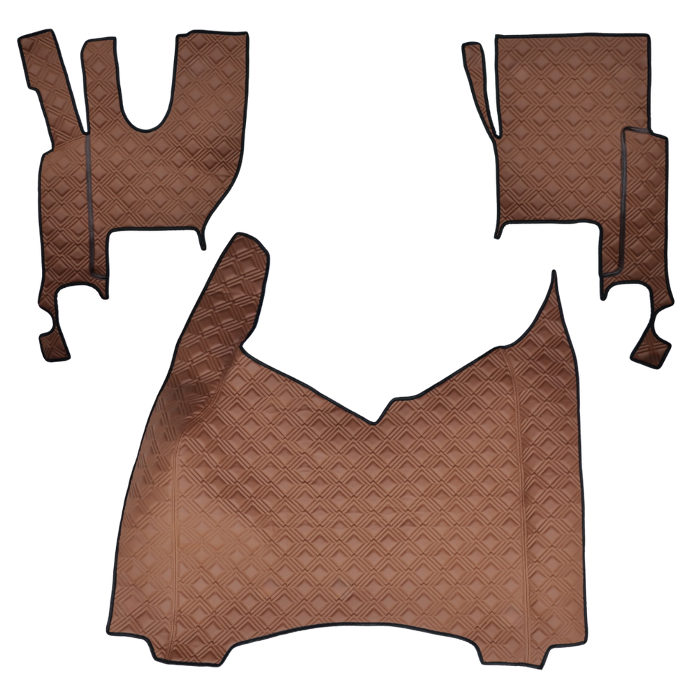 Коврик Экокожа RENAULT T з 2014; АКПП, коричневый, АСП Коврик Экокожа RENAULT T з 2014; АКПП, коричневый, АСП