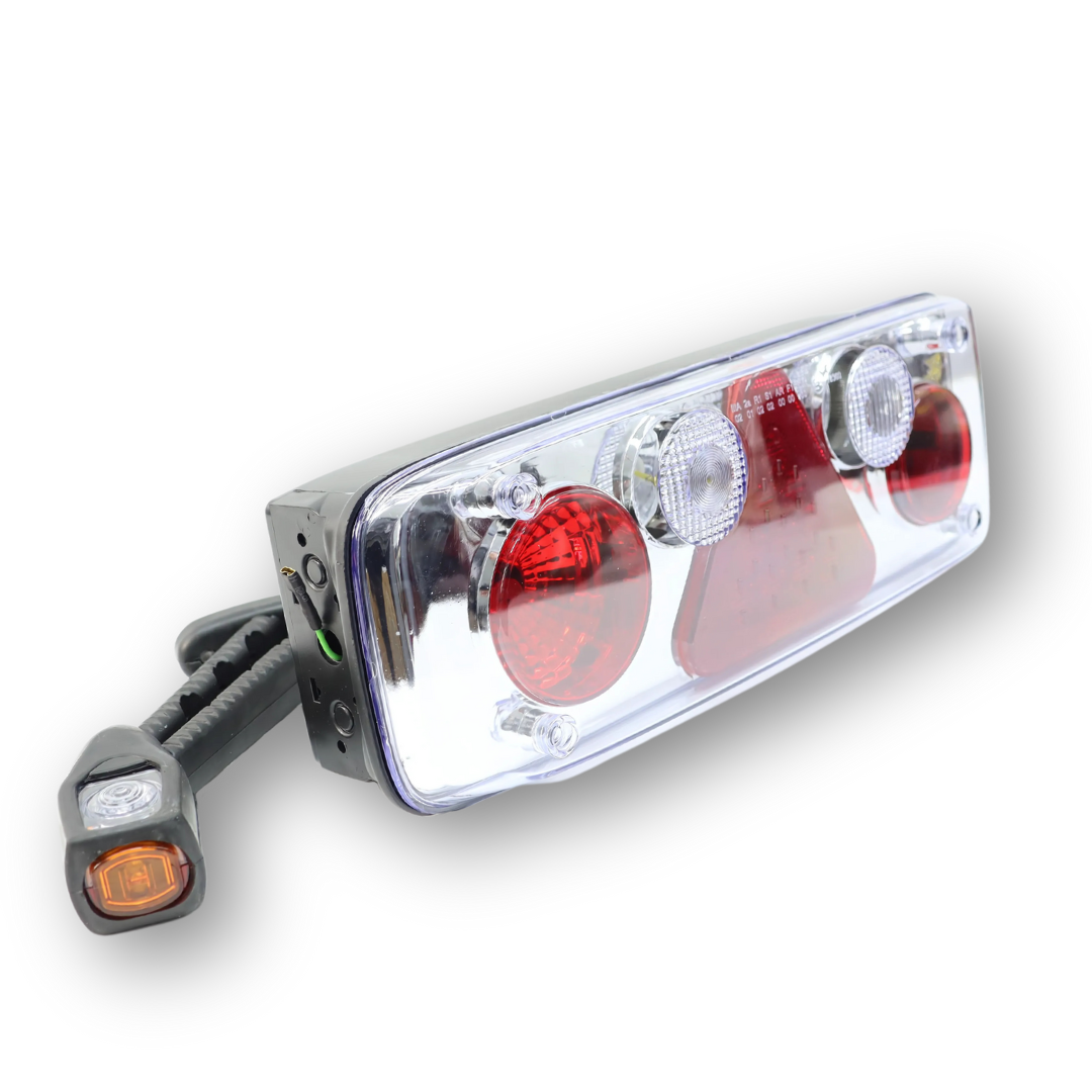 Фонарь задний универсальный ECOSTAR III диодно-ламповый с разъемом EasyConn II с доп габар.\лев.\ Фонарь задний универсальный ECOSTAR III диодно-ламповый с разъемом EasyConn II с доп габар.\лев.\