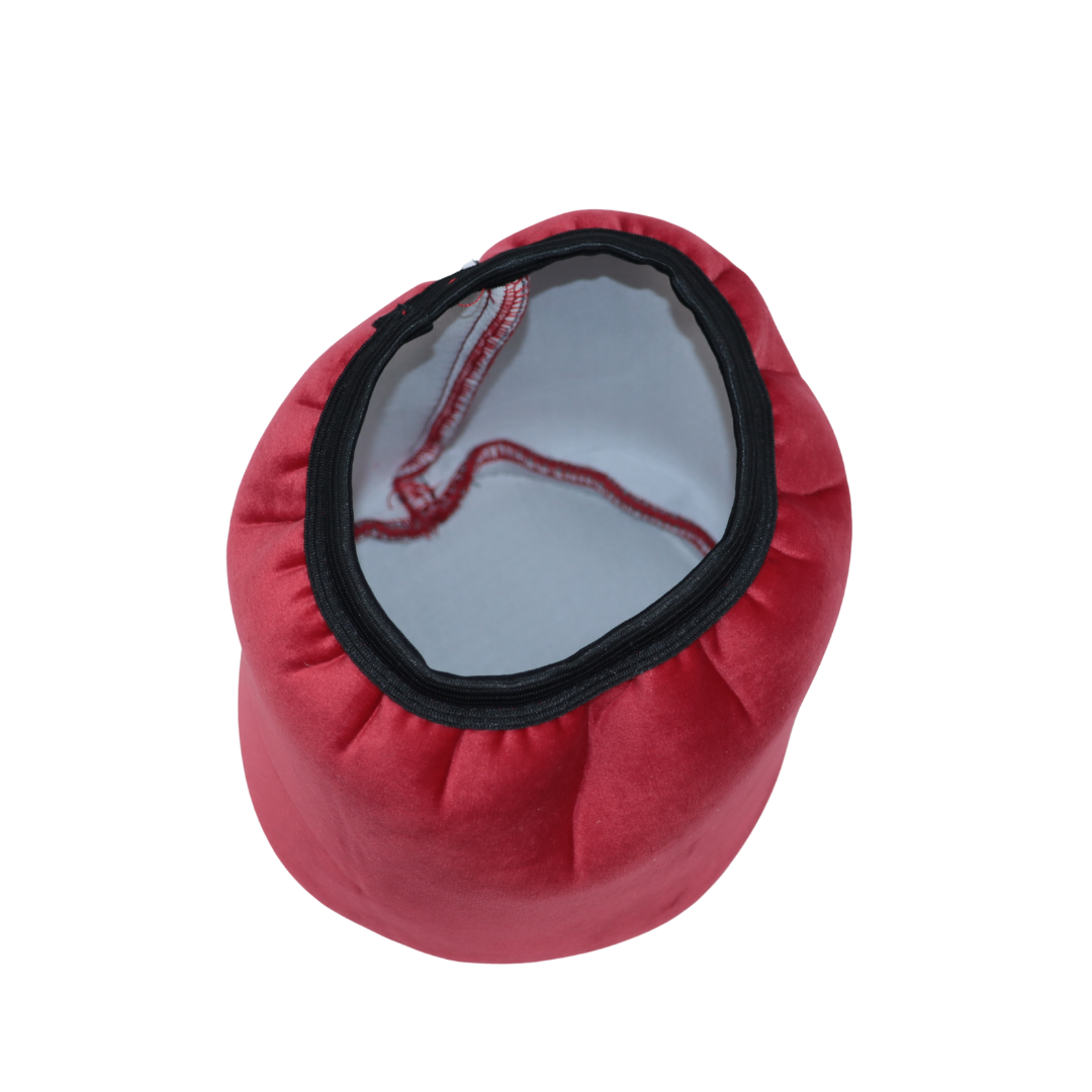 Чохол на маячок (тканина Велюр) червоний, чорний