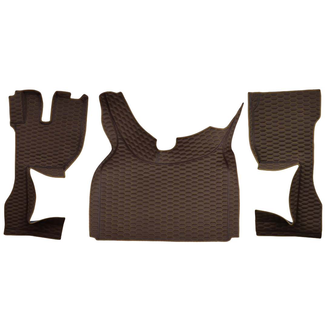 Коврик 3D Экокожа VOLVO FH 2003-2013; АКПП, коричневый, Коврик 3D Экокожа VOLVO FH 2003-2013; АКПП, коричневый,