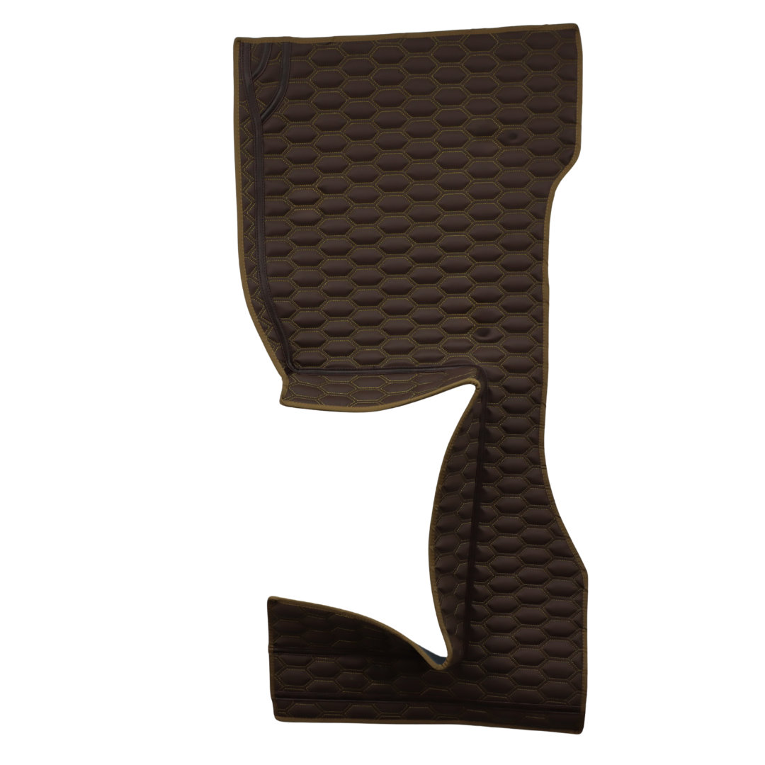 Коврик 3D Экокожа VOLVO FH 2003-2013; АКПП, коричневый, Коврик 3D Экокожа VOLVO FH 2003-2013; АКПП, коричневый,