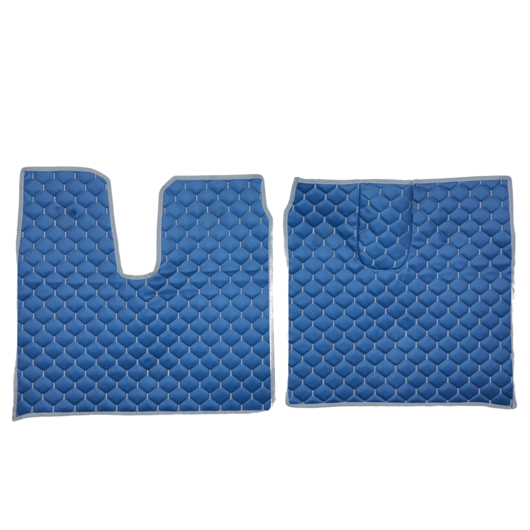 Коврик Экокожа MAN TGX с 2021; 2ящ., АКПП, синий, АСП Коврик Экокожа MAN TGX с 2021; 2ящ., АКПП, синий, АСП