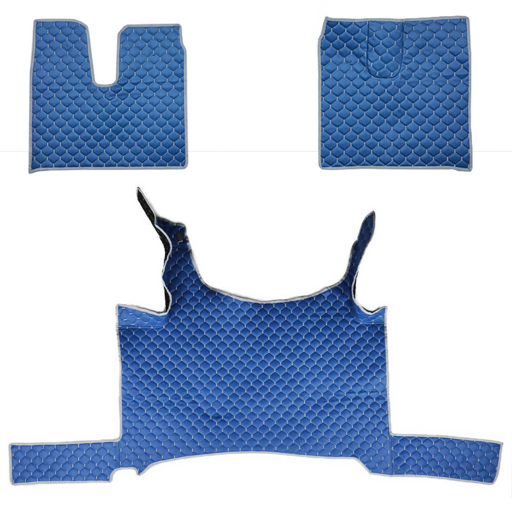 Коврик Экокожа MAN TGX с 2021; 2ящ., АКПП, синий, АСП Коврик Экокожа MAN TGX с 2021; 2ящ., АКПП, синий, АСП