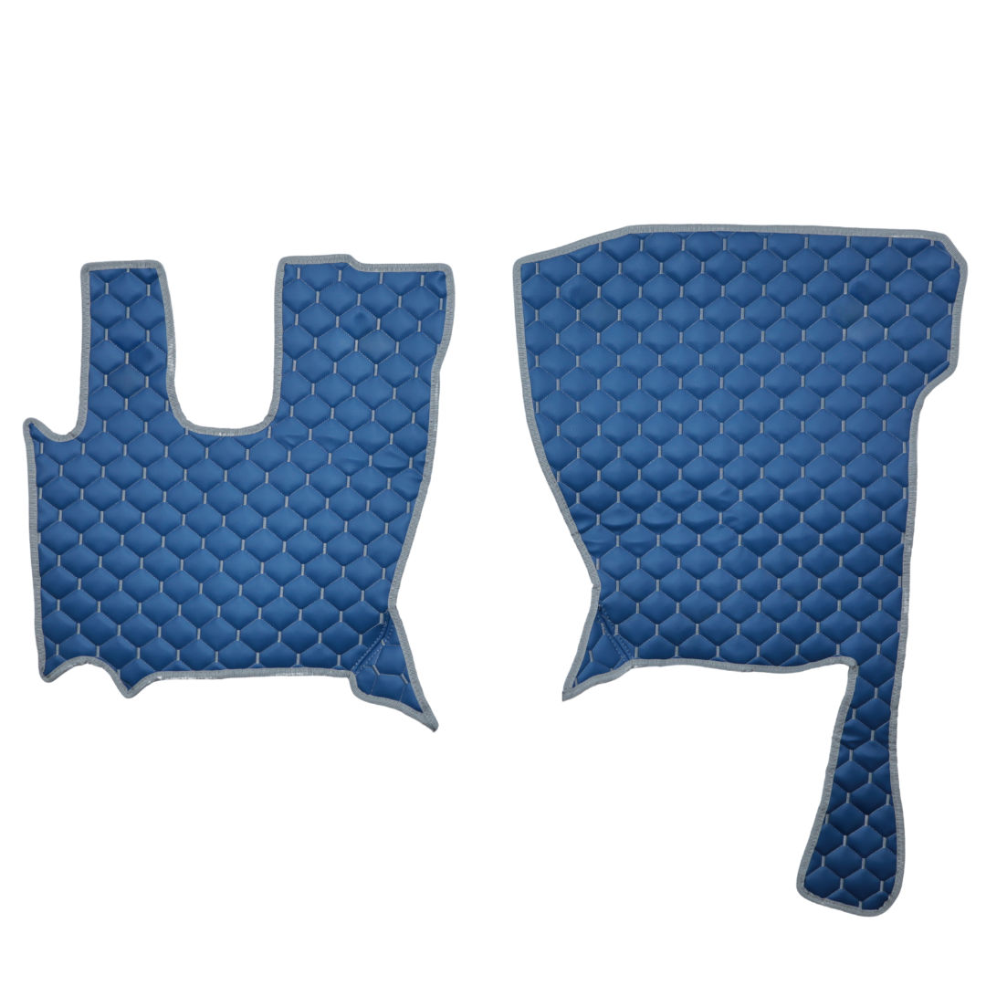 Коврик Экокожа RENAULT Premium 2006-2013; АКПП, МКПП, синий, АСП