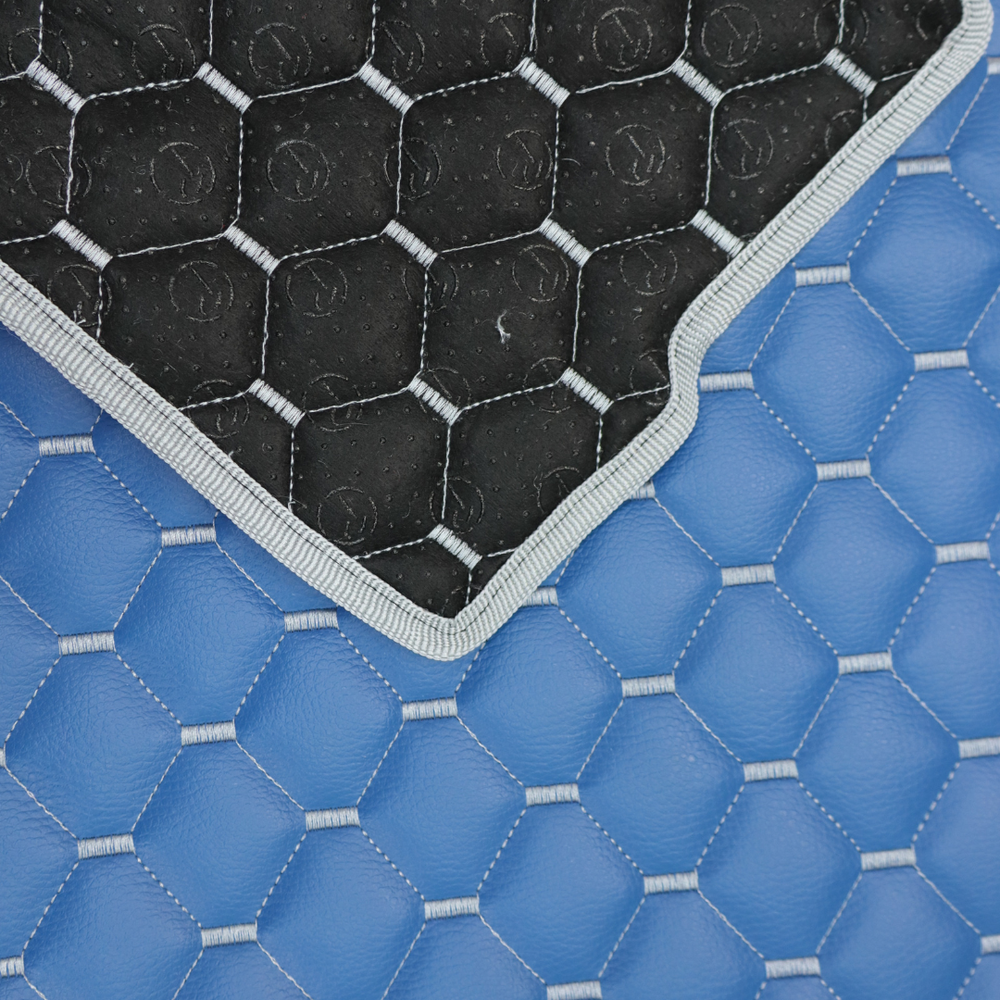 Коврик Экокожа RENAULT Premium 2006-2013; АКПП, МКПП, синий, АСП