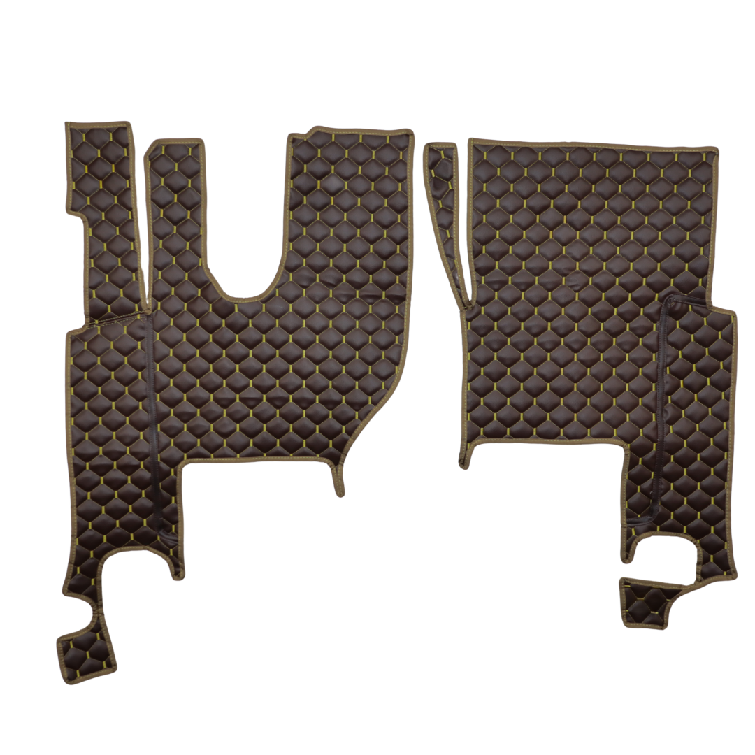 Коврик Экокожа RENAULT T с 2014; АКПП, коричневый, АСП