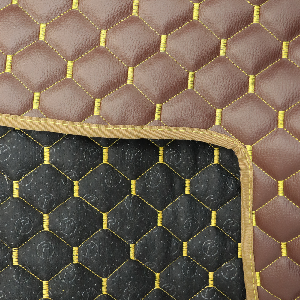 Коврик Экокожа RENAULT T с 2014; АКПП, коричневый, АСП