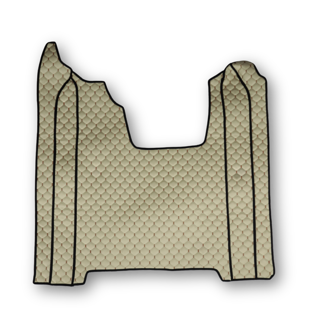 Килимок Екошкіра SCANIA з 2017р. EURO 6; АКПП (водій пряма тумба, пасажир підголівник); бежевий