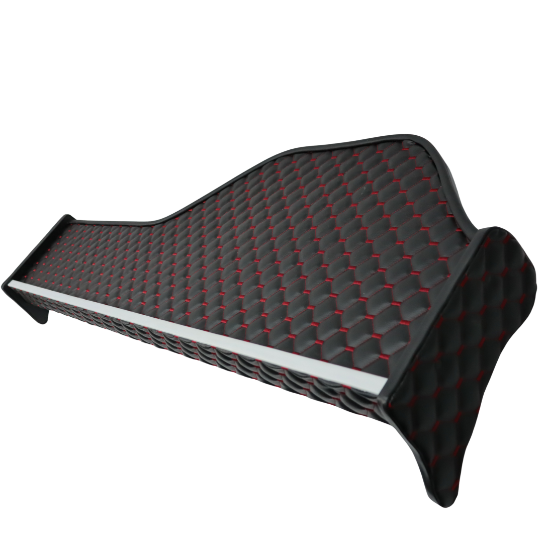 Полиця кабіни довга DAF 105 чорна\вся в шкірі\ST- Екошкіра стежка\ Полиця кабіни довга DAF 105 чорна\вся в шкірі\ST- Екошкіра стежка\