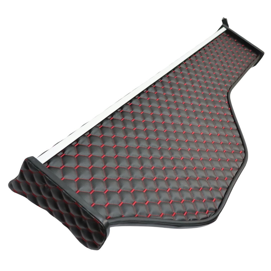 Полиця кабіни довга DAF 105 чорна\вся в шкірі\ST- Екошкіра стежка\ Полиця кабіни довга DAF 105 чорна\вся в шкірі\ST- Екошкіра стежка\