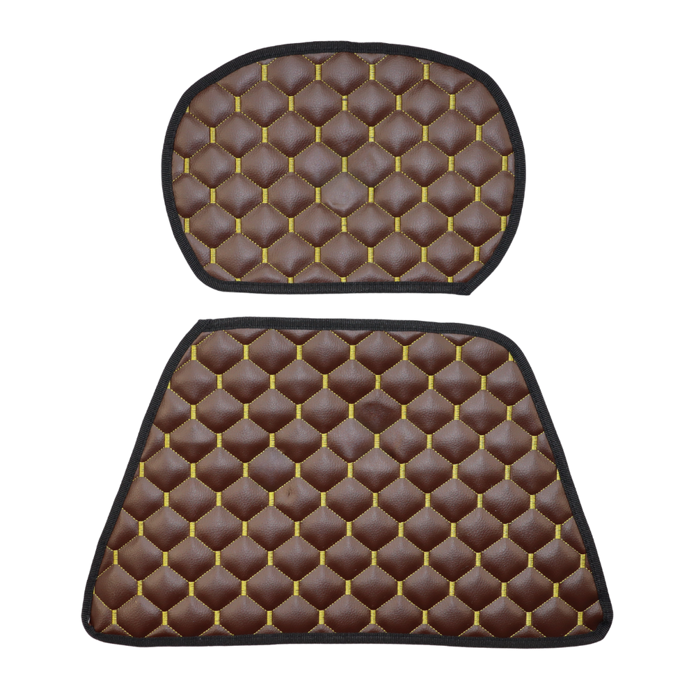 Килимок Екошкіра DAF XF105 2005-2013; МКПП, коричневий, Килимок Екошкіра DAF XF105 2005-2013; МКПП, коричневий,