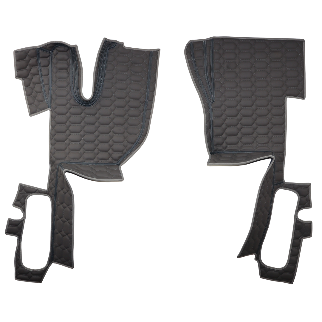 Килимок 3D Екошкіра RENAULT T з 2014 року; АКПП, сірий, Килимок 3D Екошкіра RENAULT T з 2014 року; АКПП, сірий,