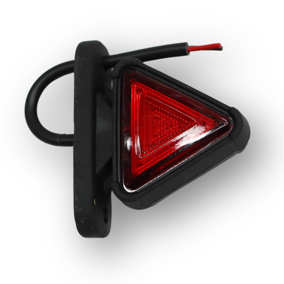 Габаритный фонарь треугольный красно-белый Габаритный фонарь треугольный красно-белый