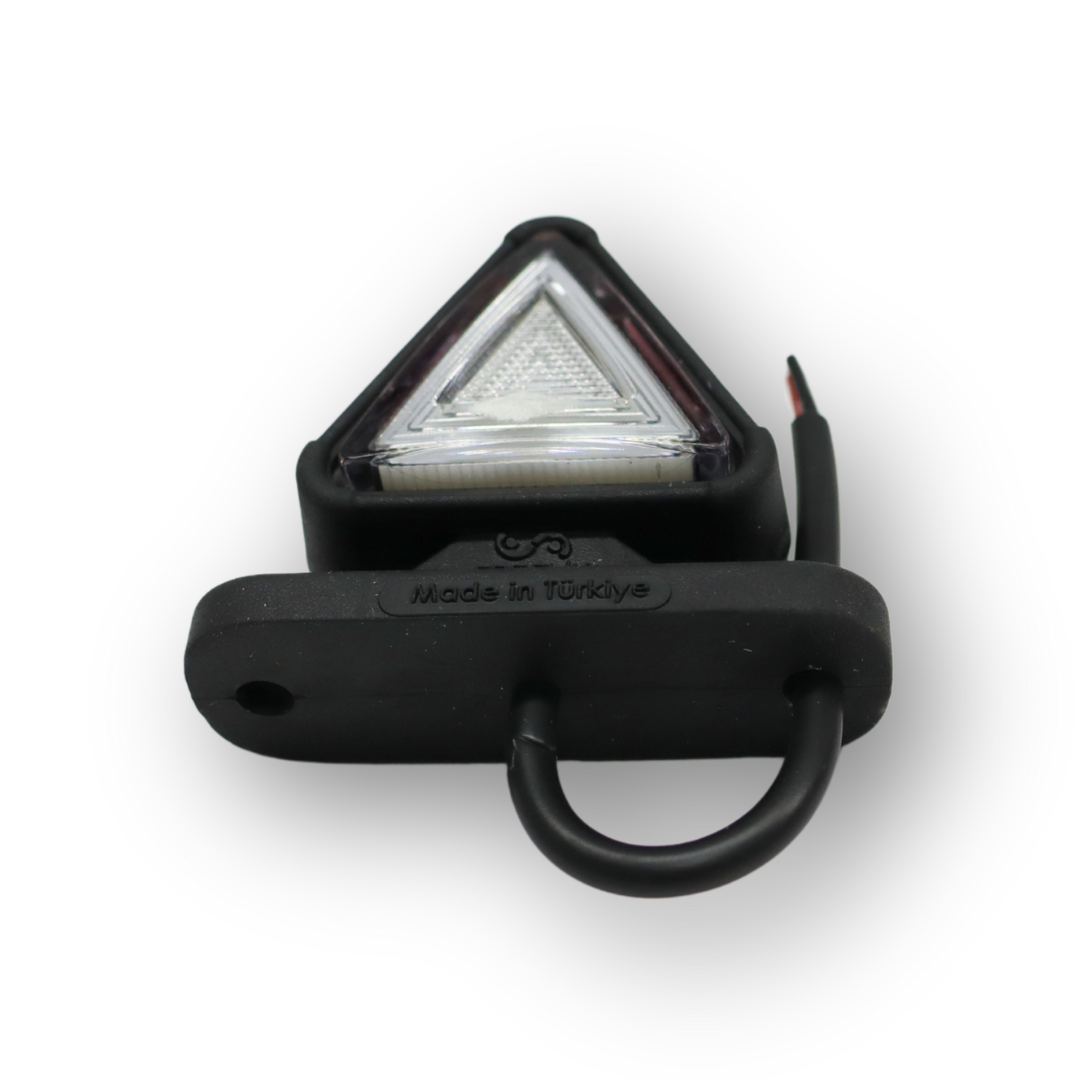 Габаритный фонарь треугольный красно-белый Габаритный фонарь треугольный красно-белый