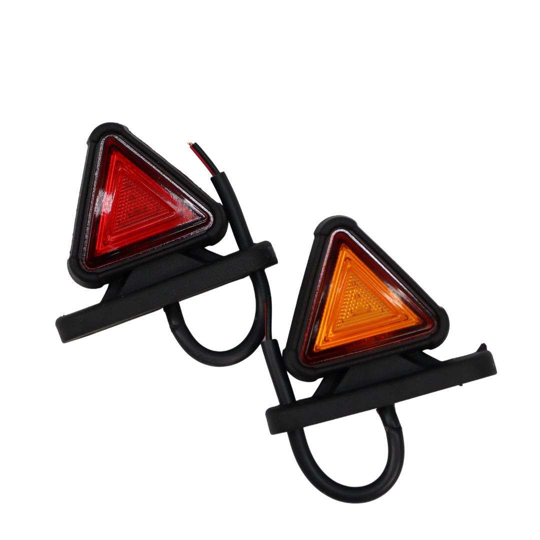 Габаритный фонарь треугольный красно-желтый Габаритный фонарь треугольный красно-желтый