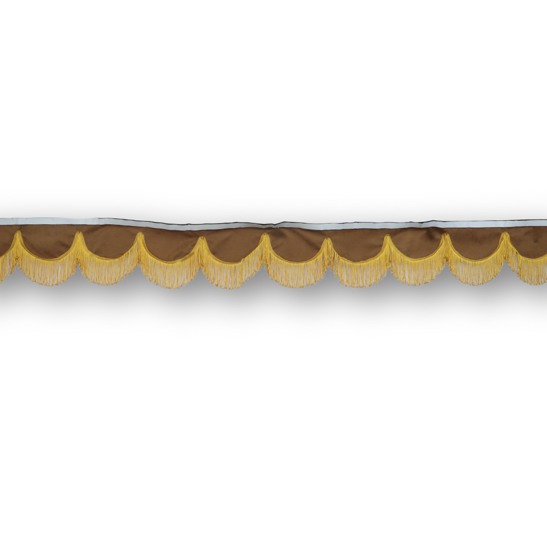 Шторка Рогожка "Holland" лоб коричнева 2-х стороння Шторка Рогожка "Holland" лоб коричнева 2-х стороння