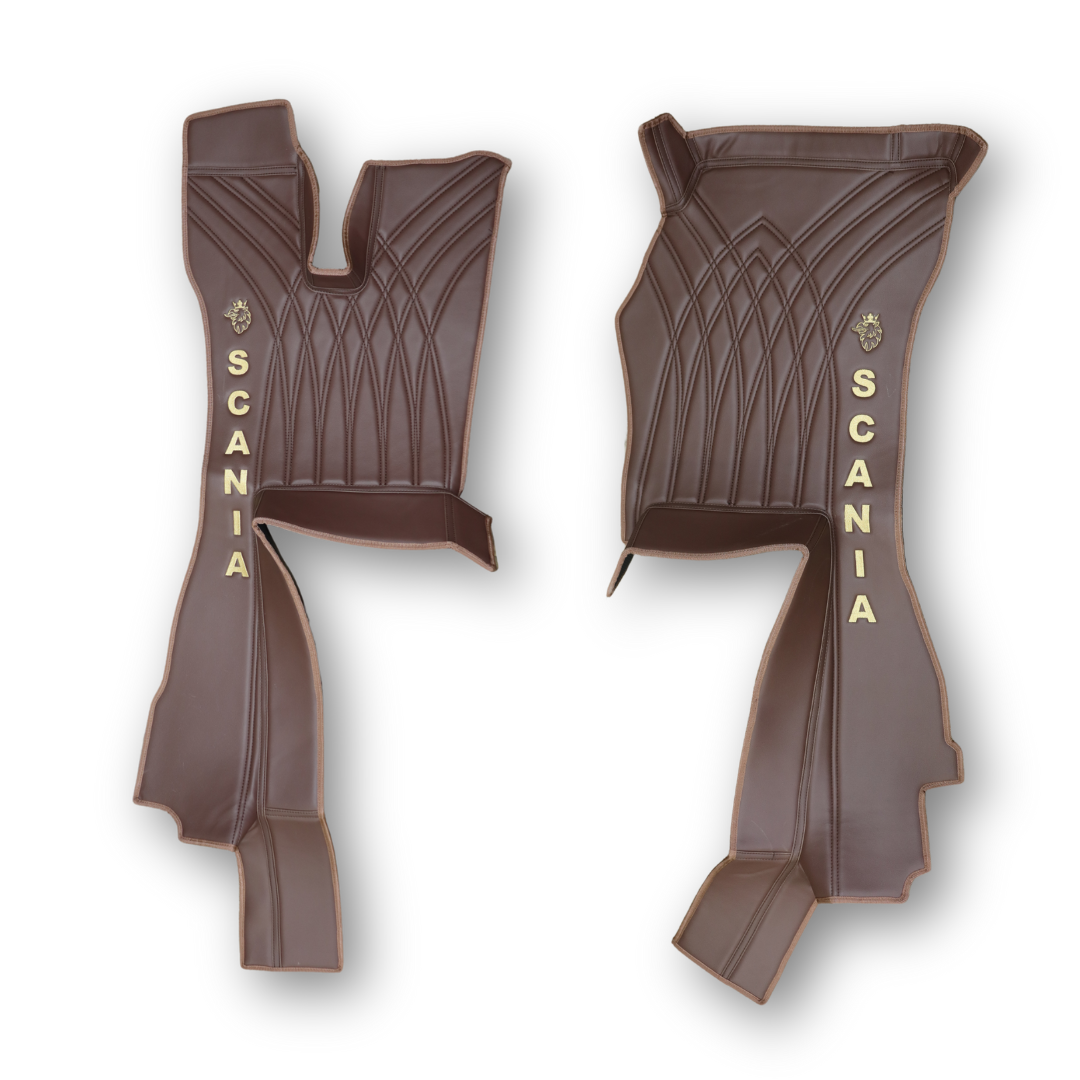 Коврик 3D Экокожа SCANIA R 2014-2016; рестайлинг 2017;АКПП,коричневый Коврик 3D Экокожа SCANIA R 2014-2016; рестайлинг 2017;АКПП,коричневый