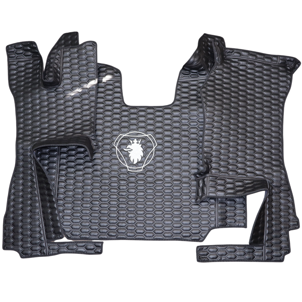 Килимок Екошкіра SCANIA R 2014-2016; рестайлинг 2017;АКПП,чорний Килимок Екошкіра SCANIA R 2014-2016; рестайлинг 2017;АКПП,чорний