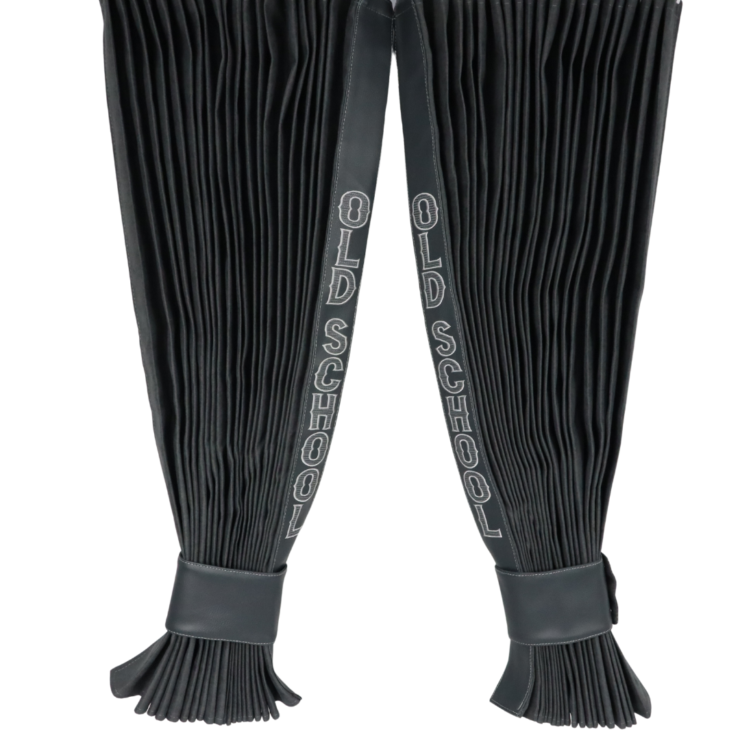 Штори Рогожка "Bow Folds" OLD SCHOOL нічні сірі