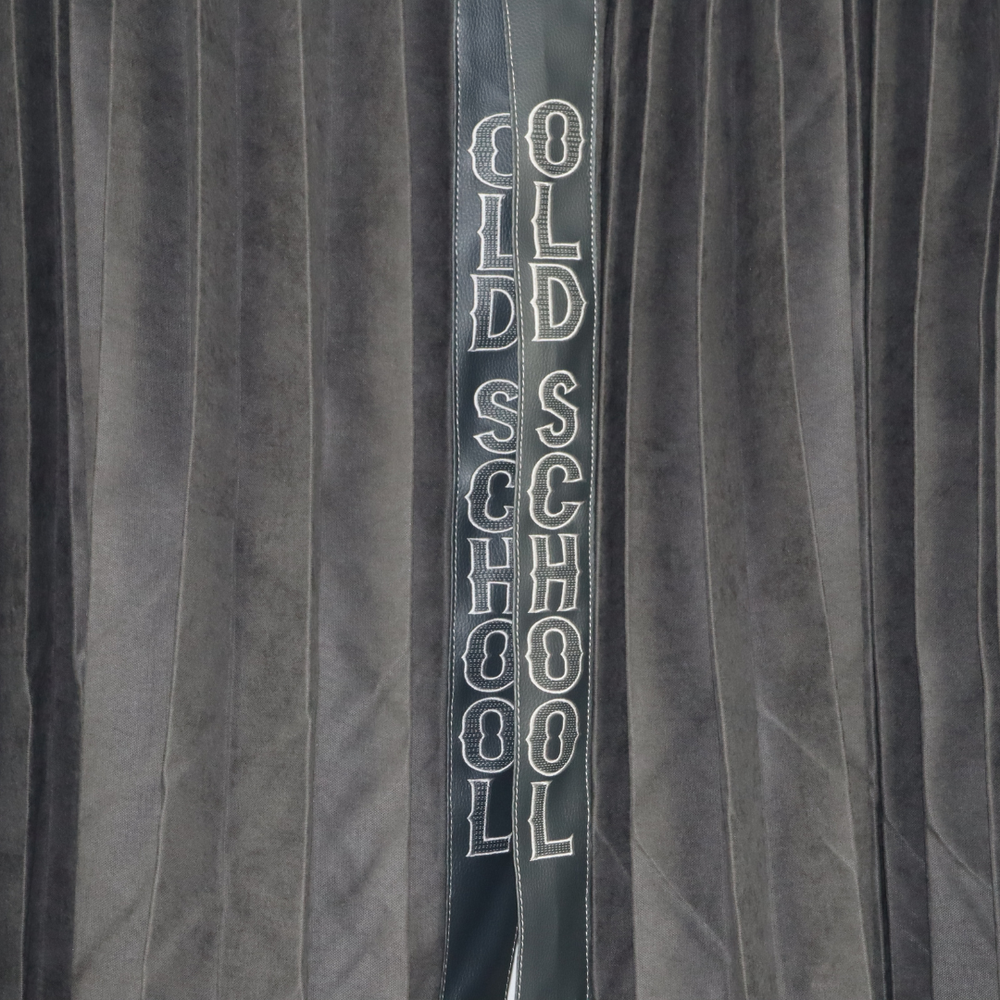 Штори Рогожка "Bow Folds" OLD SCHOOL нічні сірі