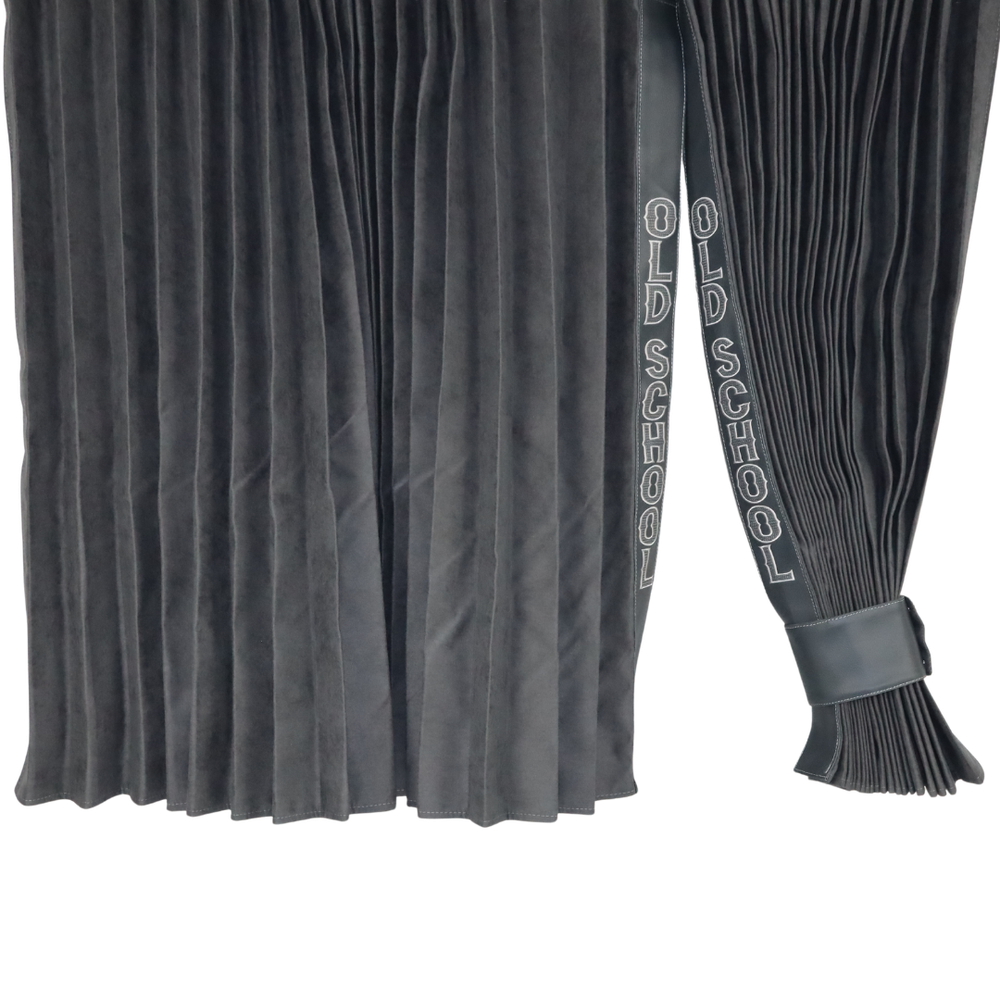 Штори Рогожка "Bow Folds" OLD SCHOOL нічні сірі