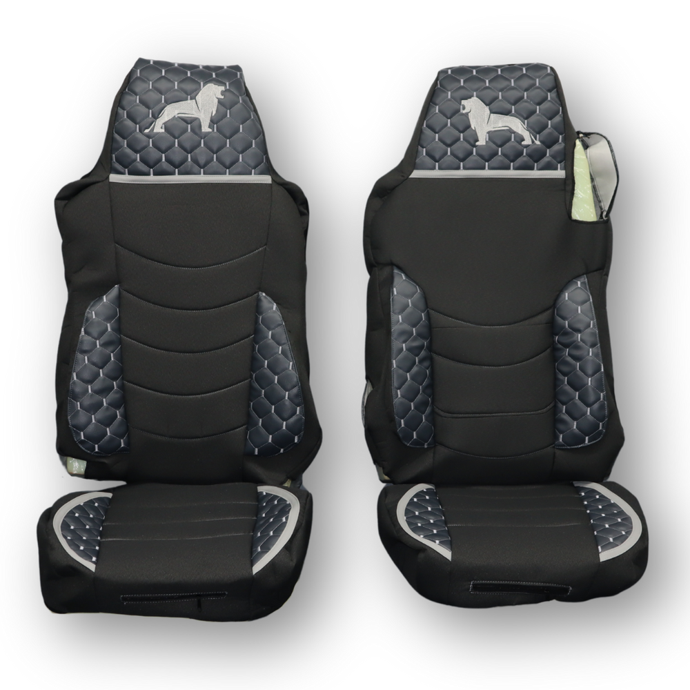 Чехол на сиденья KILIFI MAN TGX,TGA,TGL,TGM,TGS; (2005-2020) 1 ремень водитель серый Чехол на сиденья KILIFI MAN TGX,TGA,TGL,TGM,TGS; (2005-2020) 1 ремень водитель серый