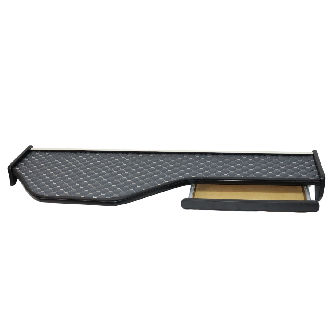 Полка кабины длинная DAF 95 серая\ST- Экокожа стёжка\ Полка кабины длинная DAF 95 серая\ST- Экокожа стёжка\