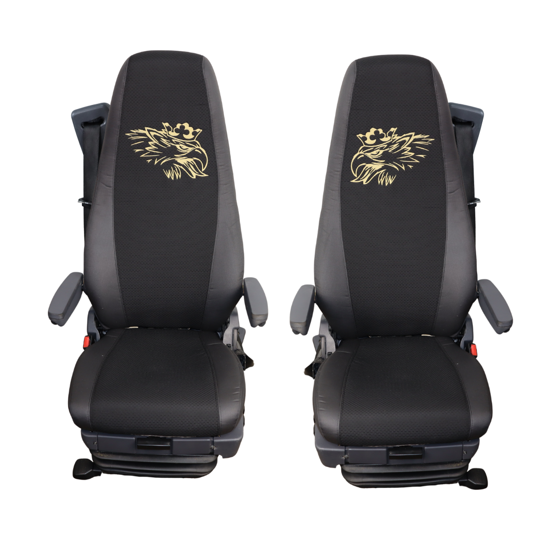 Чехол на сиденья SCANIA R,G,P (2004-2017) водит. пилот - пасс. пилот, серый