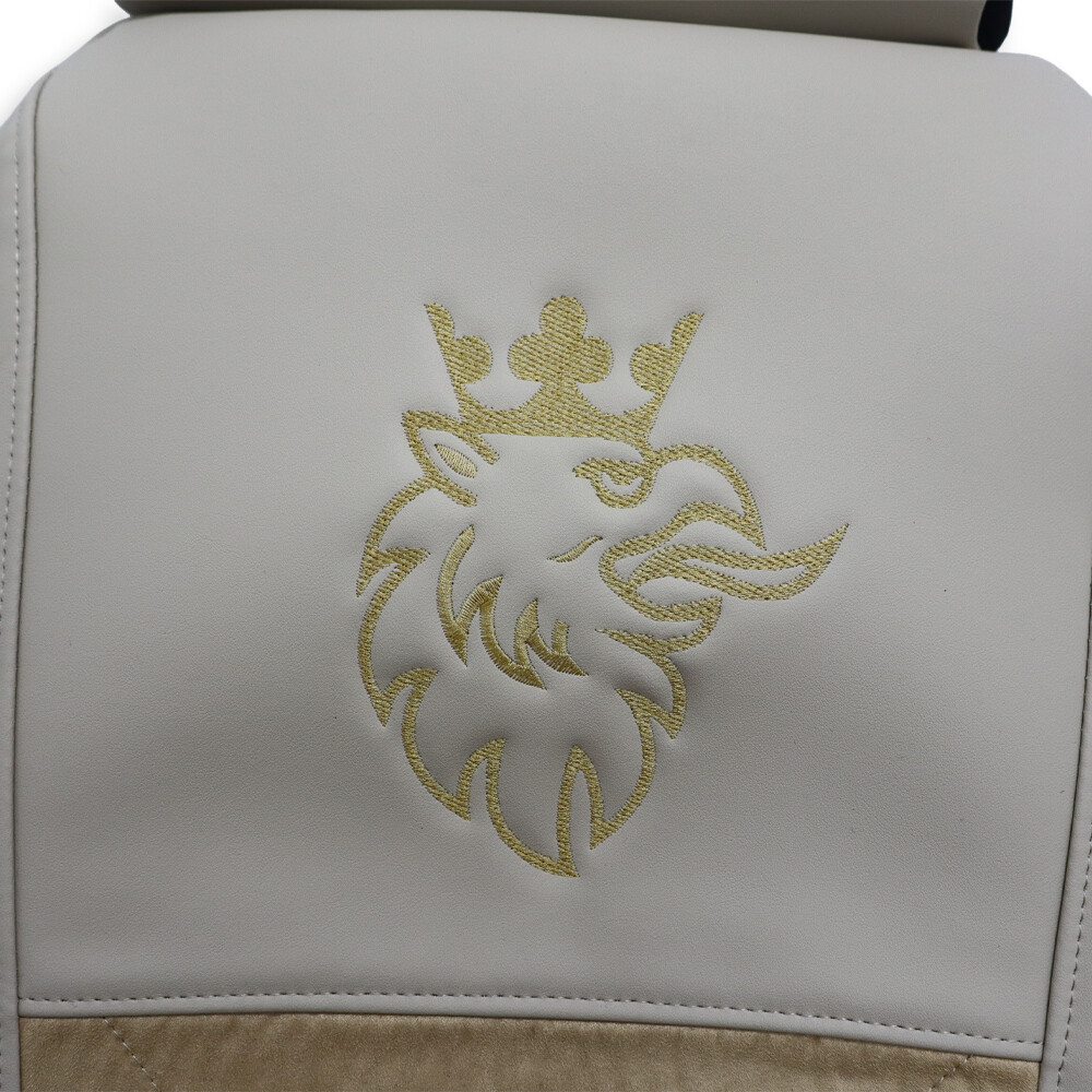 Чохол на сидіння SCANIA R,G,P,S (2014-...) водить. моноліт – пас. складне, алькантара-екошкіра