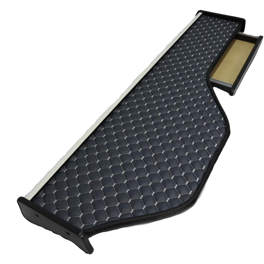 Полка кабины длинная DAF 95 серая\ST- Экокожа стёжка\ Полка кабины длинная DAF 95 серая\ST- Экокожа стёжка\