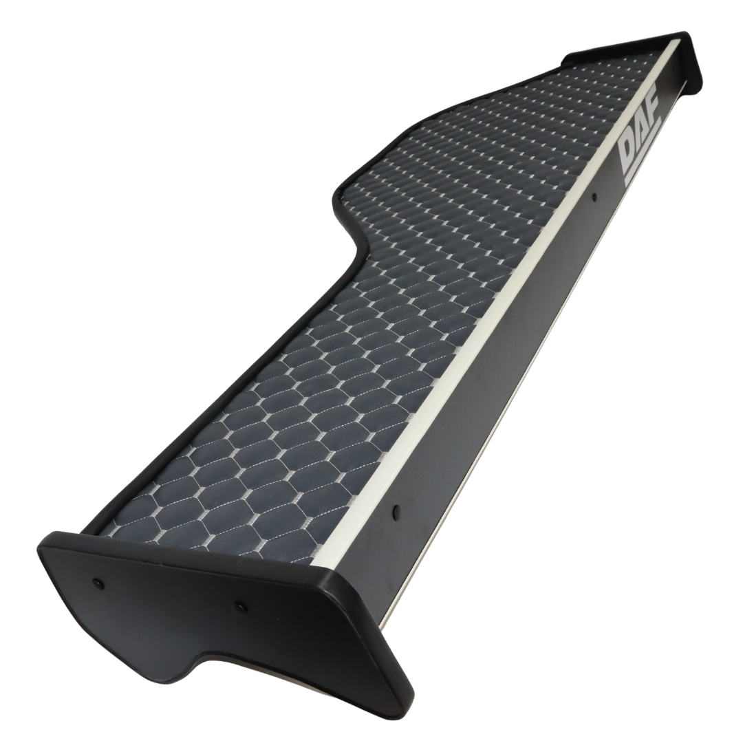 Полка кабины длинная DAF 95 серая\ST- Экокожа стёжка\ Полка кабины длинная DAF 95 серая\ST- Экокожа стёжка\