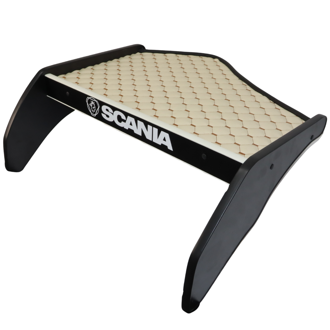 Полка кабины SCANIA 420 R бежевая\ST- Экокожа стёжка\