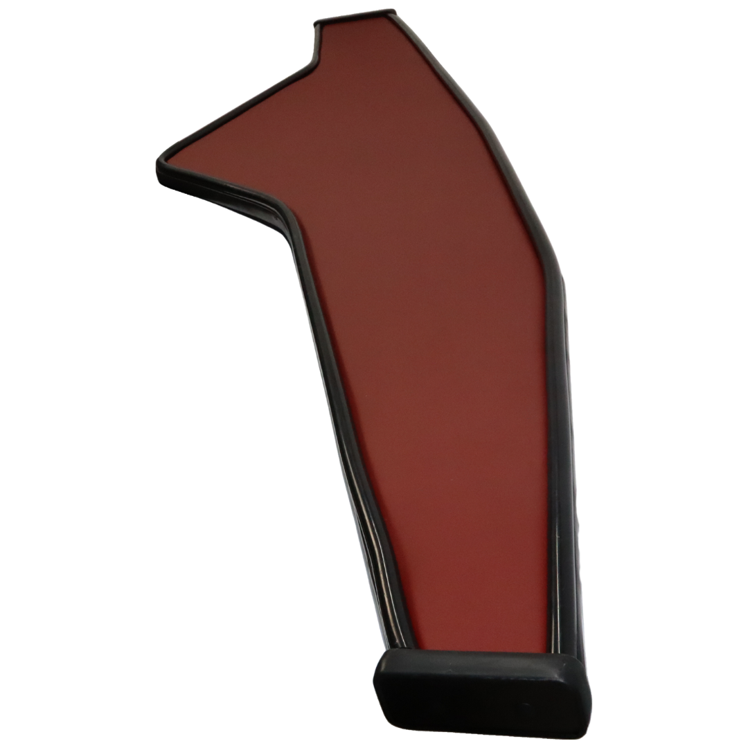 Полка кабины длинная Ford бордовая\ST- Экокожа на поролоне \на всю торпеду