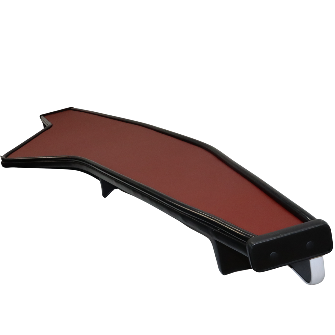 Полка кабины длинная Ford бордовая\ST- Экокожа на поролоне \на всю торпеду