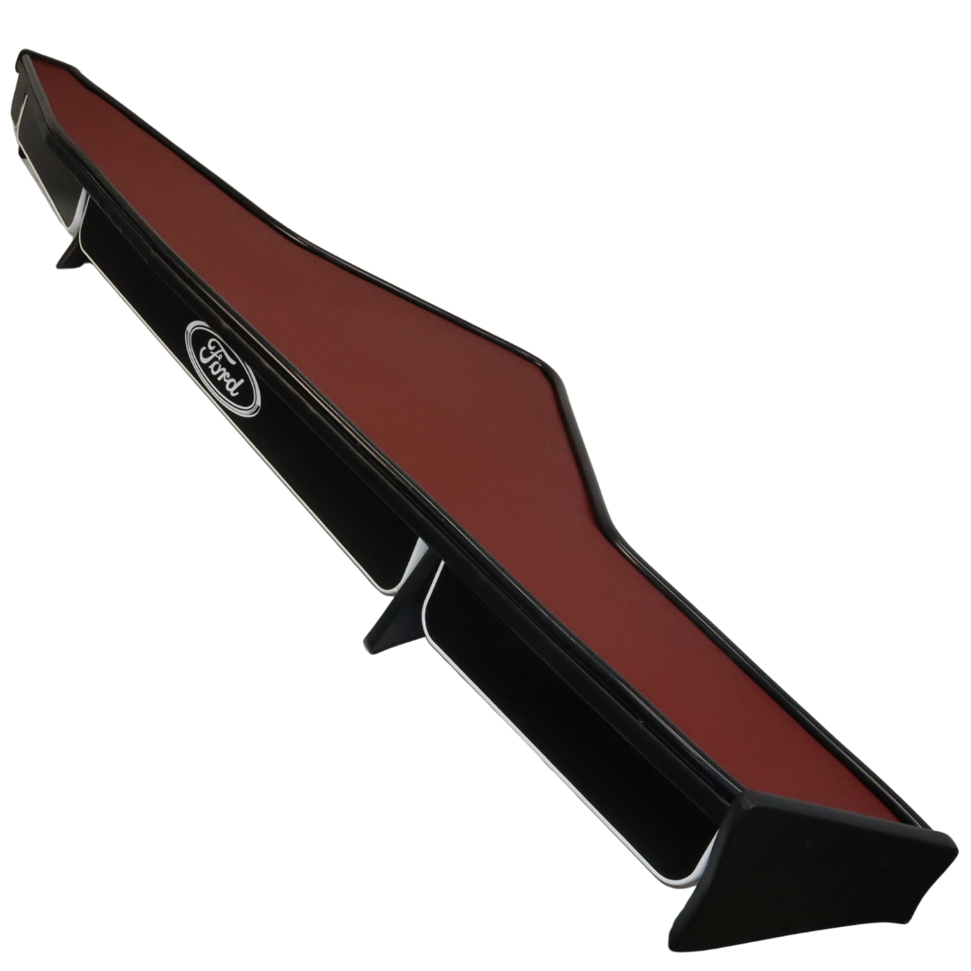 Полка кабины длинная Ford бордовая\ST- Экокожа на поролоне \на всю торпеду