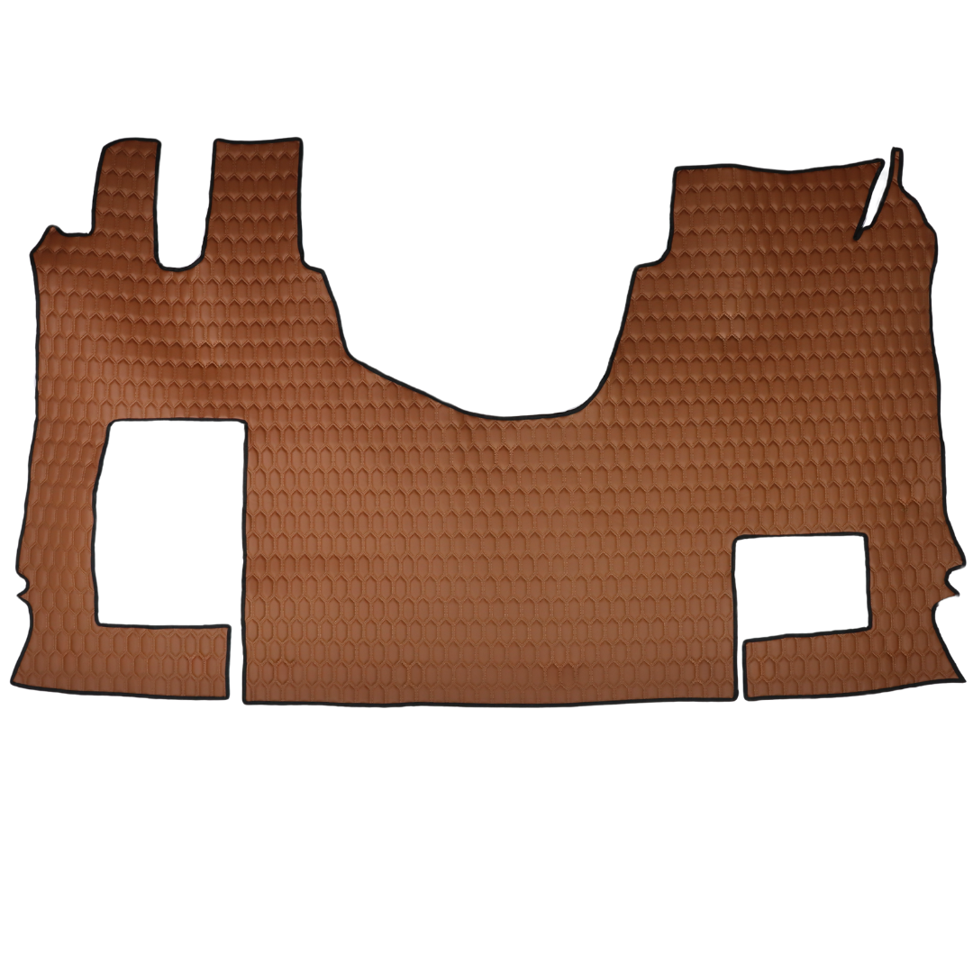 Коврик Экокожа MERCEDES Actros c 2011 MP4, c 2019 MP 5; АКПП, коричневый , АСП