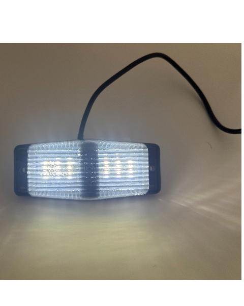 Фонарик габаритный Holland Style SMOKE  LED 12-24v (белый\желтый)