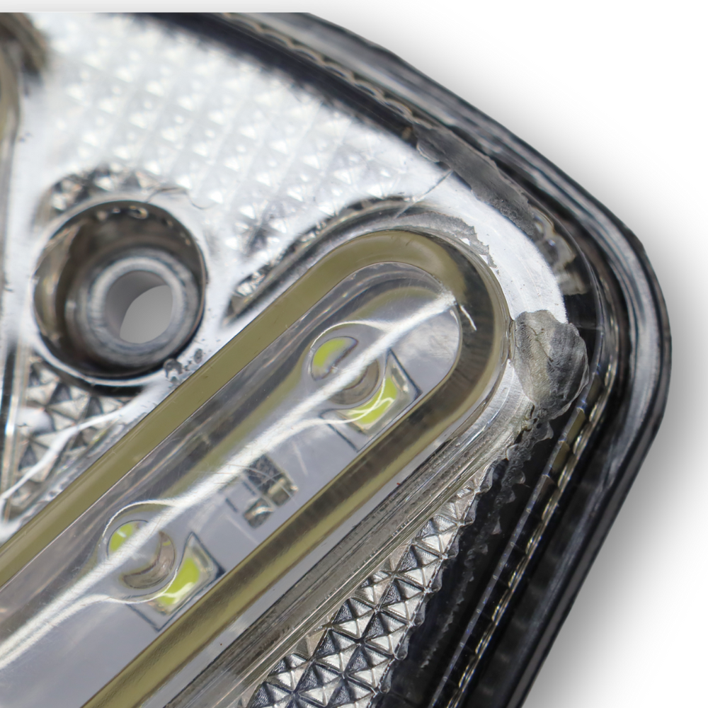 Фонарь габаритный LED 24V белый прозрачный уценка